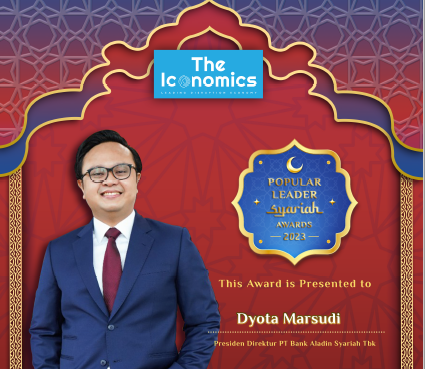 “Most Popular Leader in Sharia Financial Industry” The Iconomics
