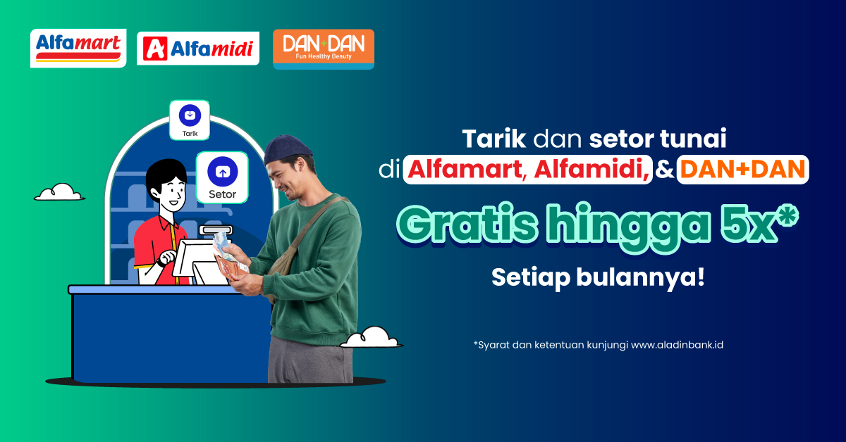 Gratis Tarik Setor Tunai