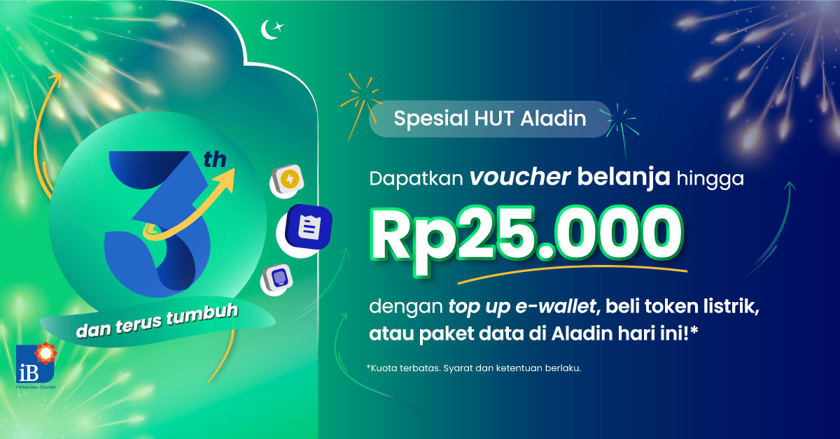 Spesial HUT Aladin – Bayar Beli