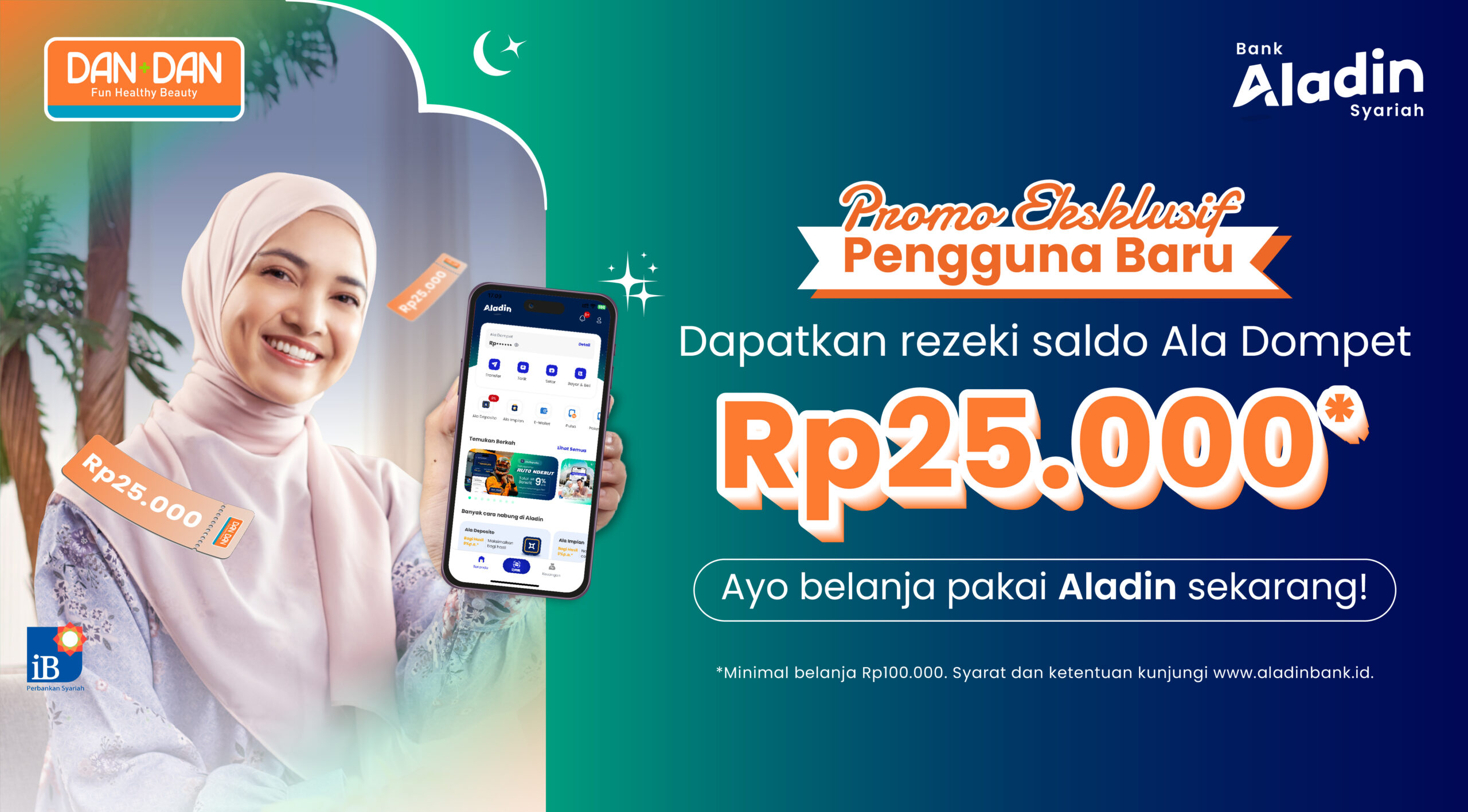 Promo Eksklusif Pengguna Baru DAN+DAN