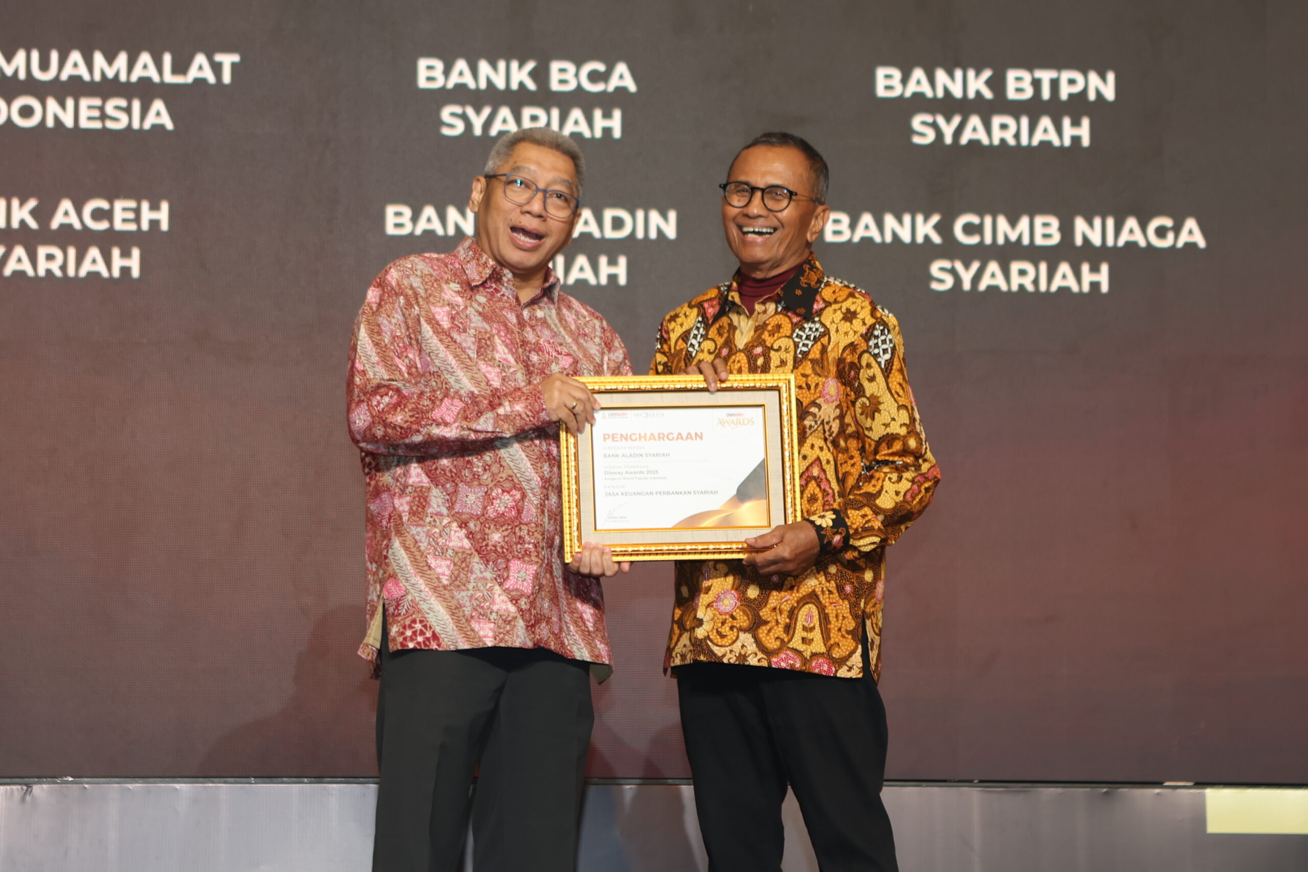 Bank Aladin Syariah Raih Anugerah Brand Populer Indonesia Kategori Perbankan Syariah