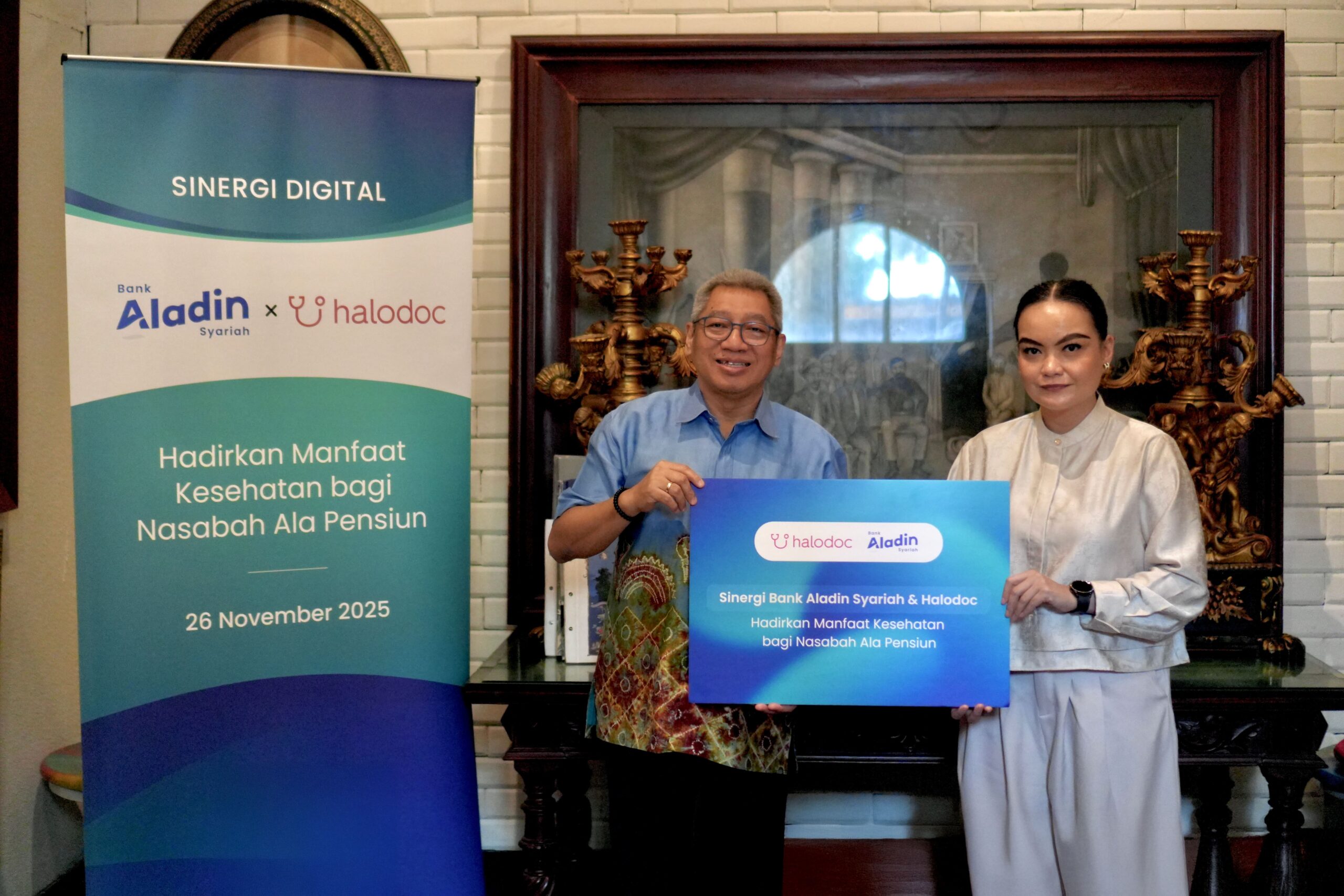 Bank Aladin Syariah dan Halodoc Perkuat Kolaborasi Digital untuk Dukung Kesejahteraan Nasabah Ala Pensiun