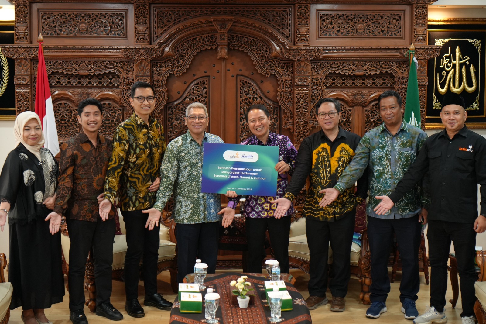 Peduli Bencana Sumatera, Bank Aladin Syariah Salurkan Bantuan Kemanusiaan Melalui Lazismu