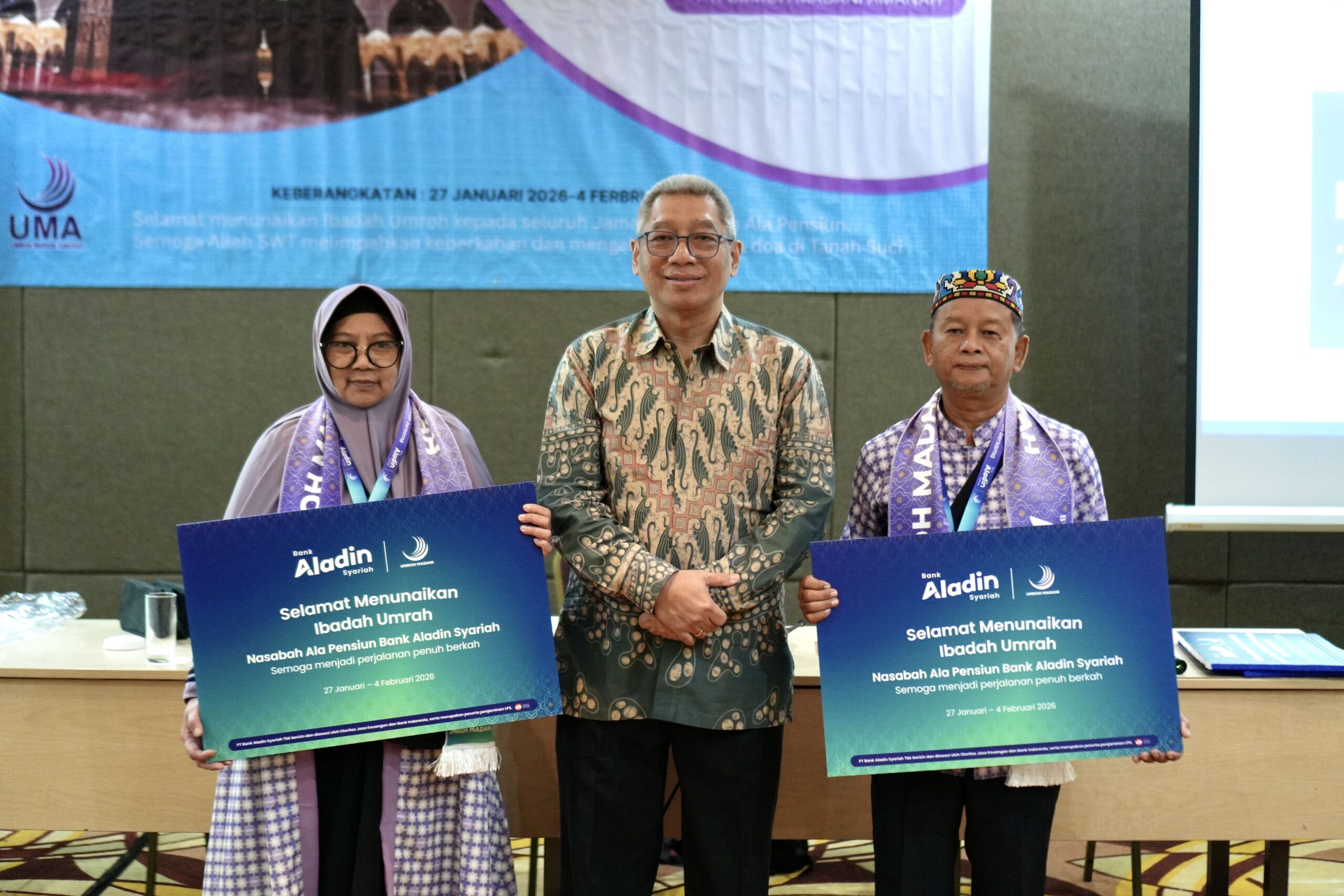 Bank Aladin Syariah Perkuat Nilai Pelayanan Melalui Program Umrah Nasabah Ala Pensiun