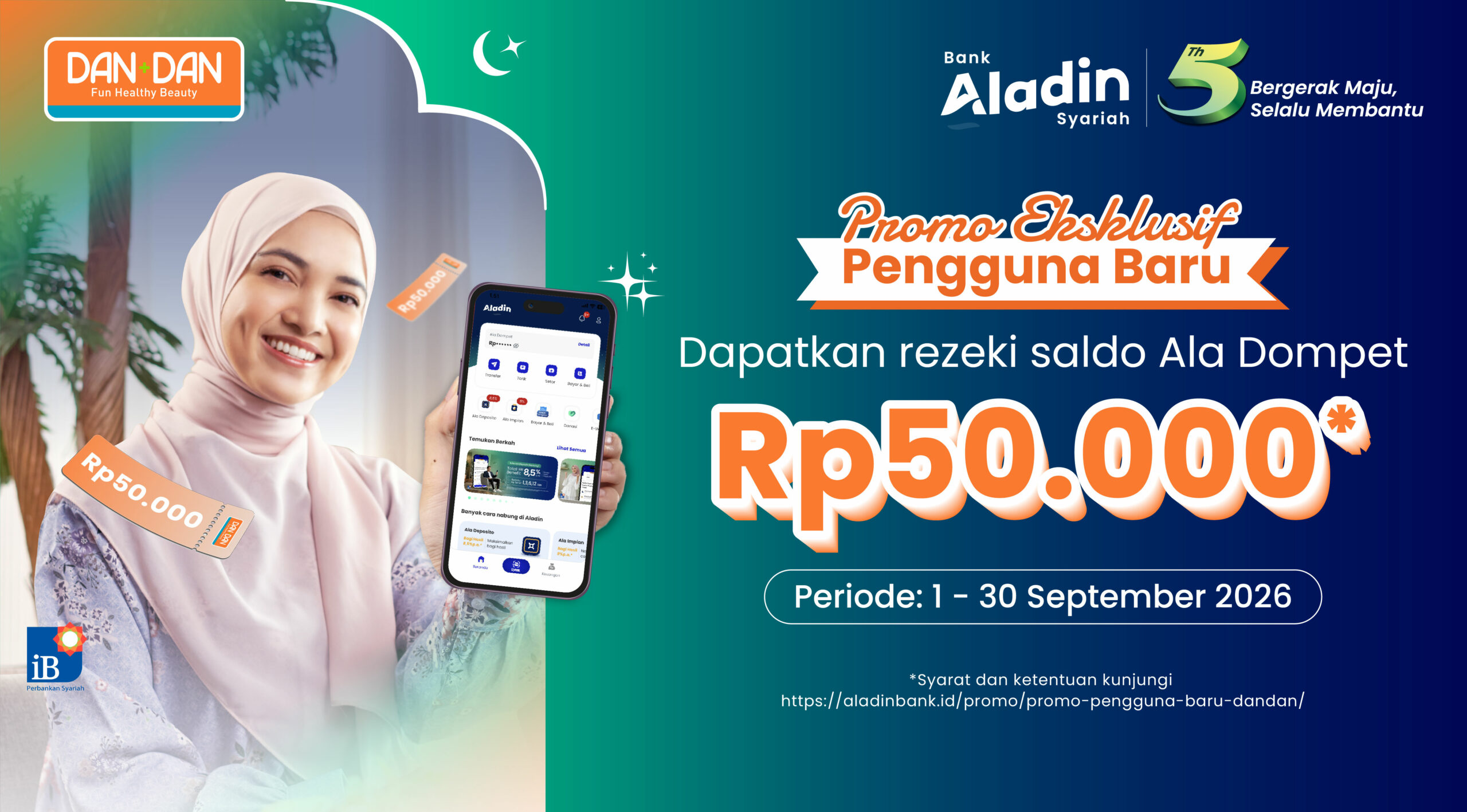 Promo Eksklusif Pengguna Baru DAN+DAN