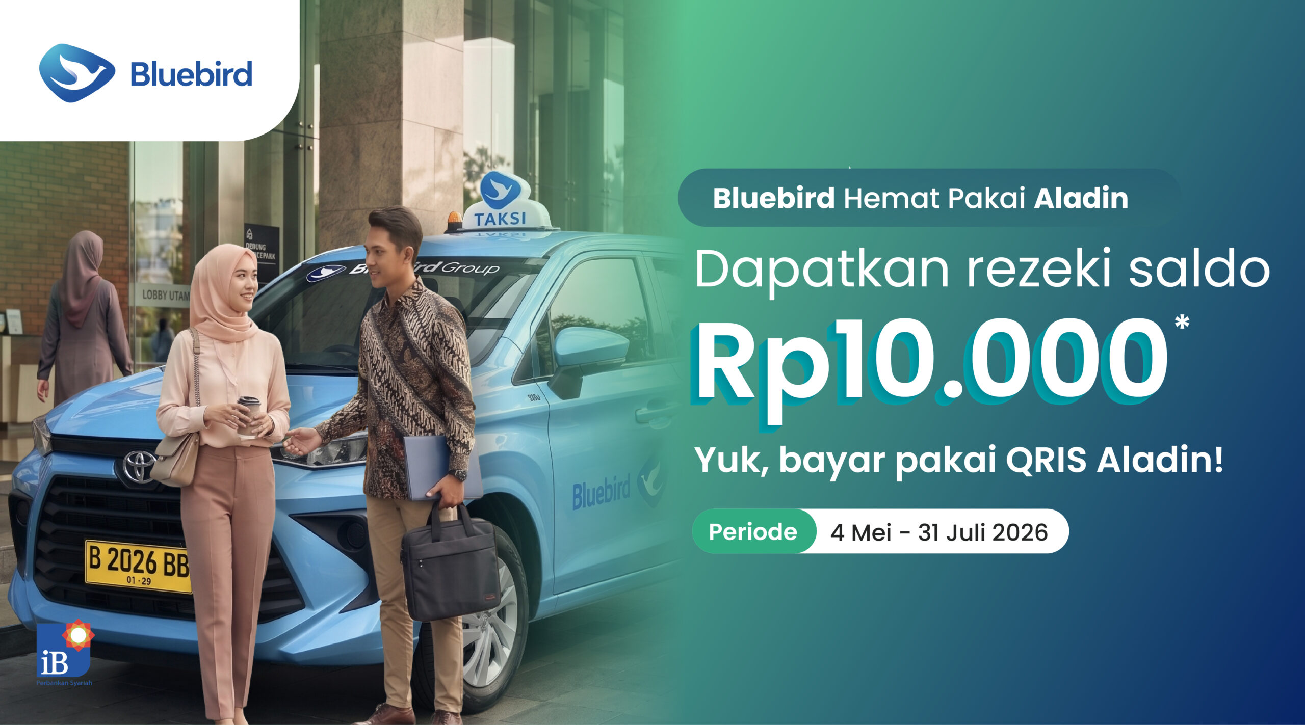 Bluebird Hemat Pakai Aladin