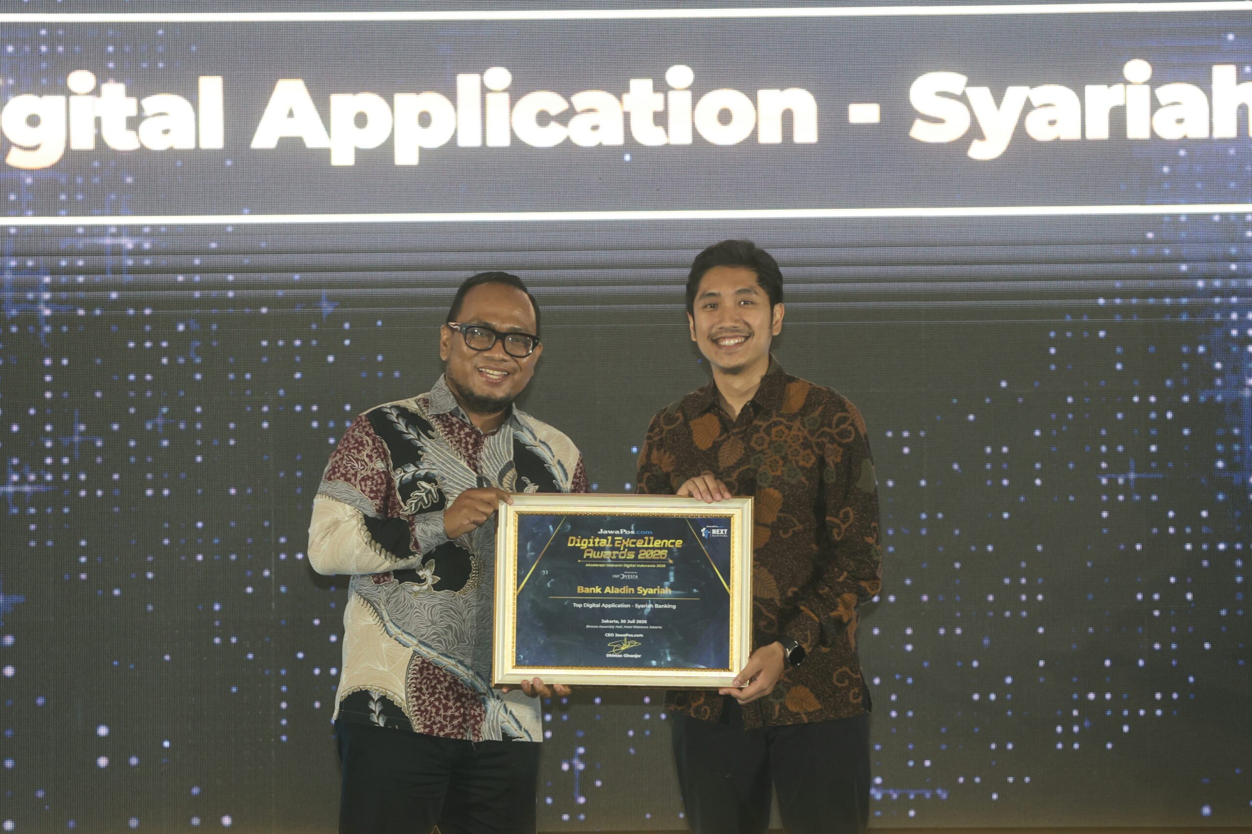 Bank Aladin Syariah Raih Penghargaan Top Digital Application Syariah Banking dari Jawa Pos