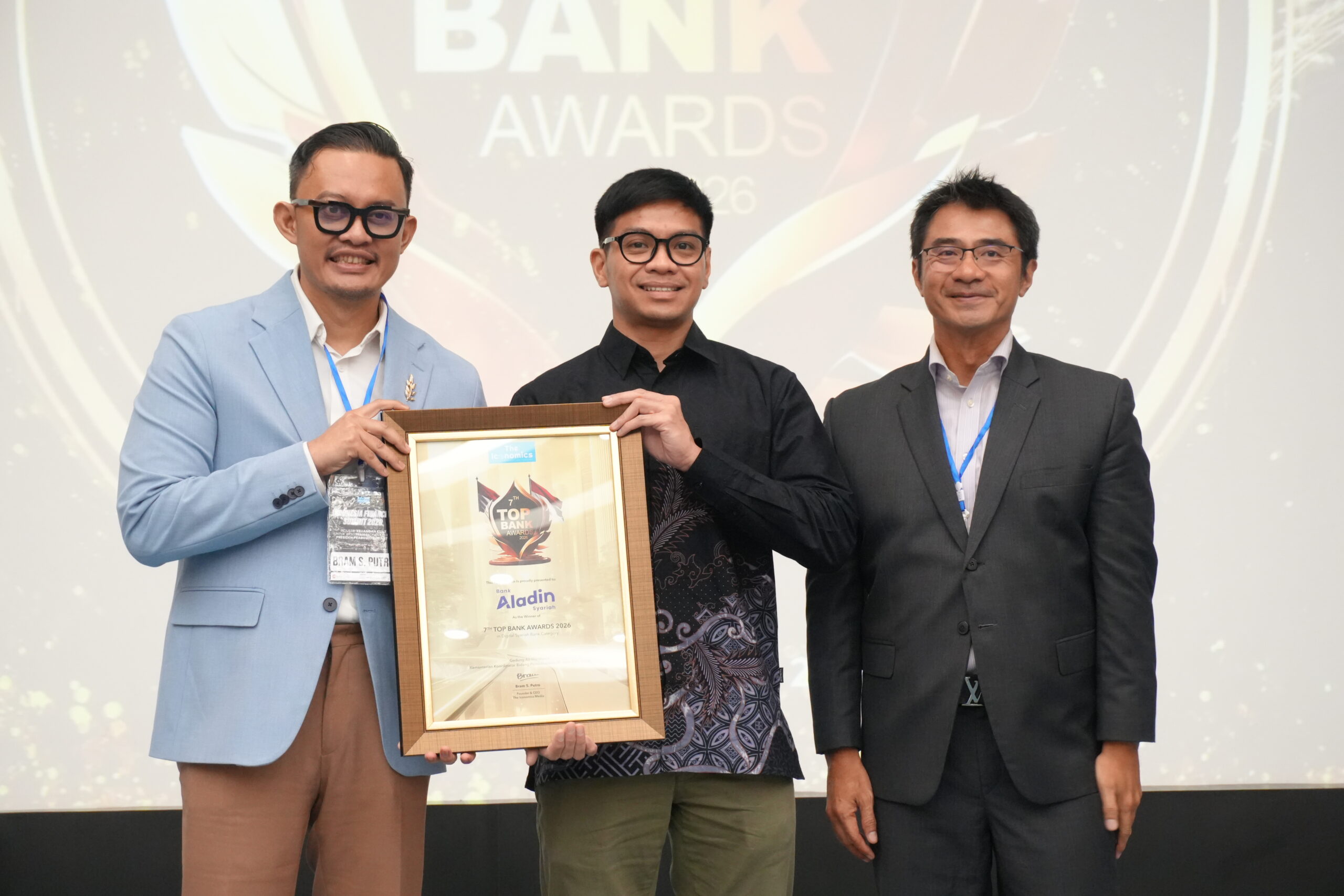 Bank Aladin Syariah Raih Penghargaan Digital Syariah Bank pada 7th Indonesia Top Bank Awards 2026