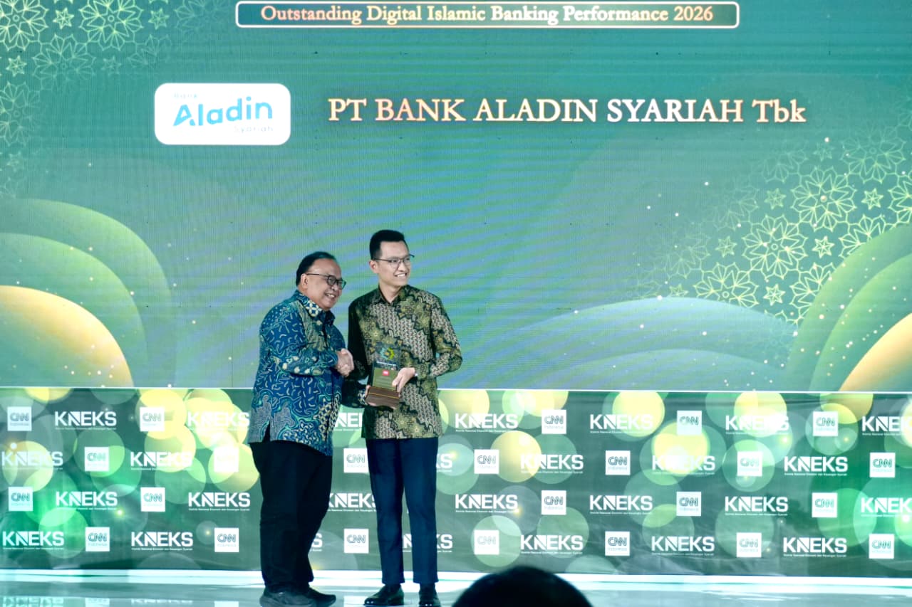 Kiprah Bank Aladin Syariah Diapresiasi KNEKS, Raih Penghargaan Outstanding Digital Islamic Banking Performance 2026