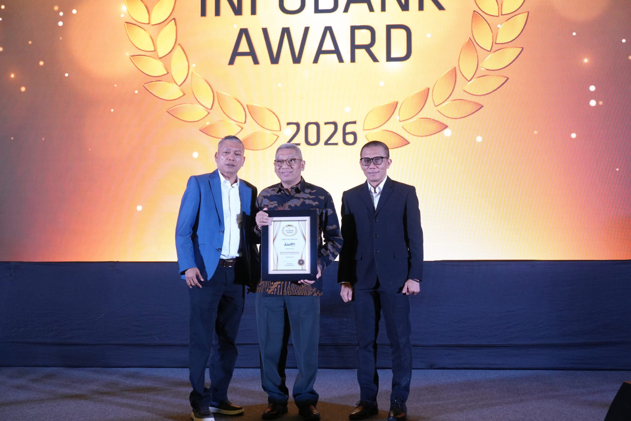 Bank Aladin Syariah Raih Predikat Yearly Excellent Performance Bank 2026 dari Infobank