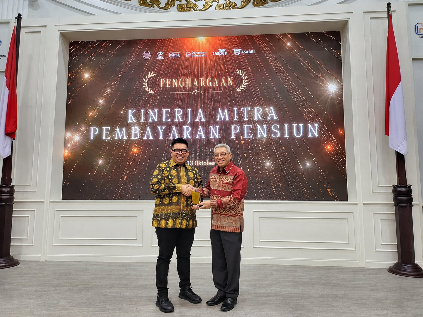 Bank Aladin Syariah Raih Penghargaan TASPEN atas Kinerja Pembayaran Pensiun Terbaik